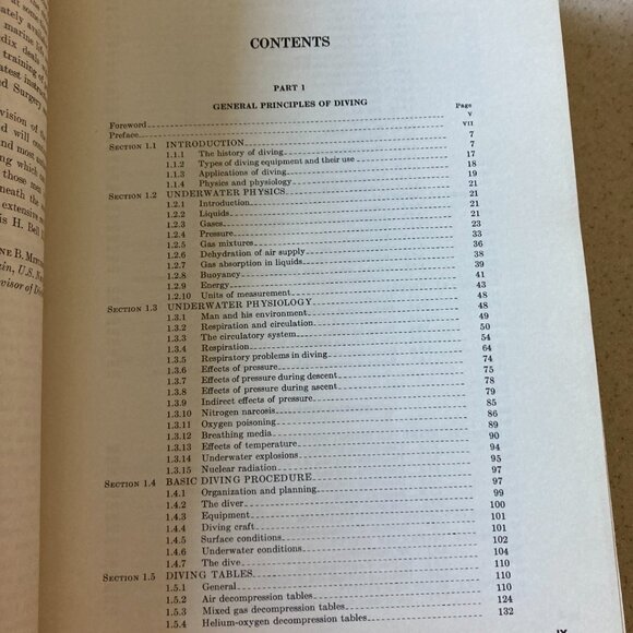 U.S. Navy Diving Manual 1970 Navships Vintage Piece of History - Picture 8 of 15